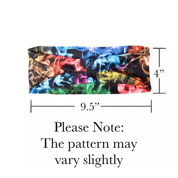 3/$28 Boho Patriotic Stretchy Wide Fabric Headband - Picture 16 of 16